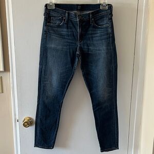 Citizens Of Humanity Avedon Ankle Skinny Dark Blue Jeans